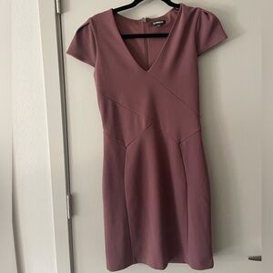 Express tulip sleeve dress
